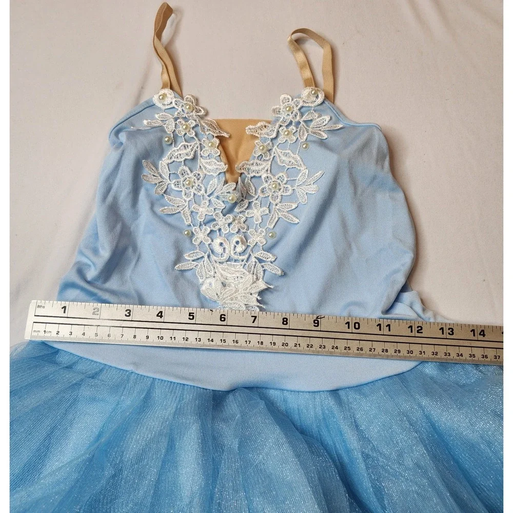 Tutu Ballet Dress Blue Size 10-12 New